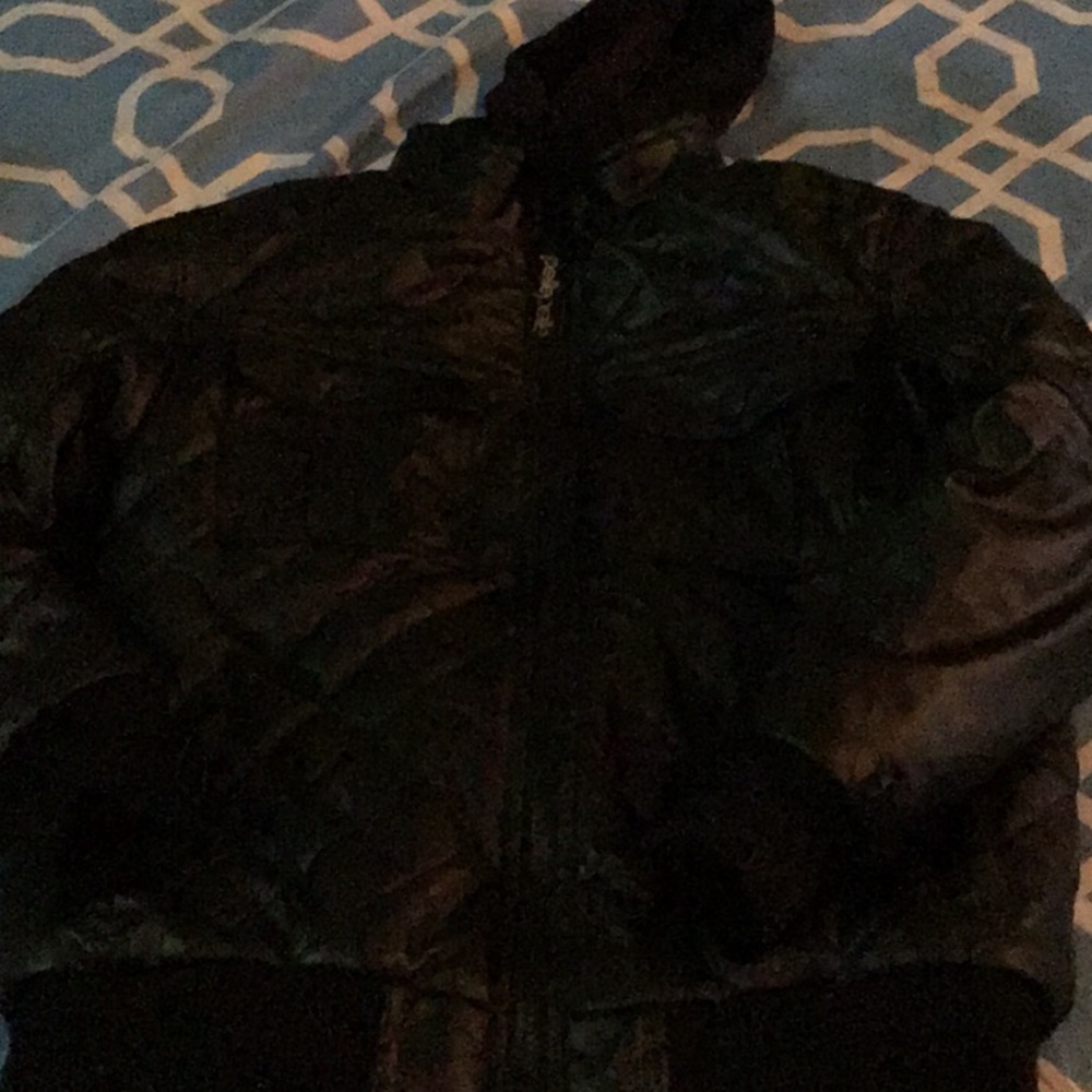 Leather coat